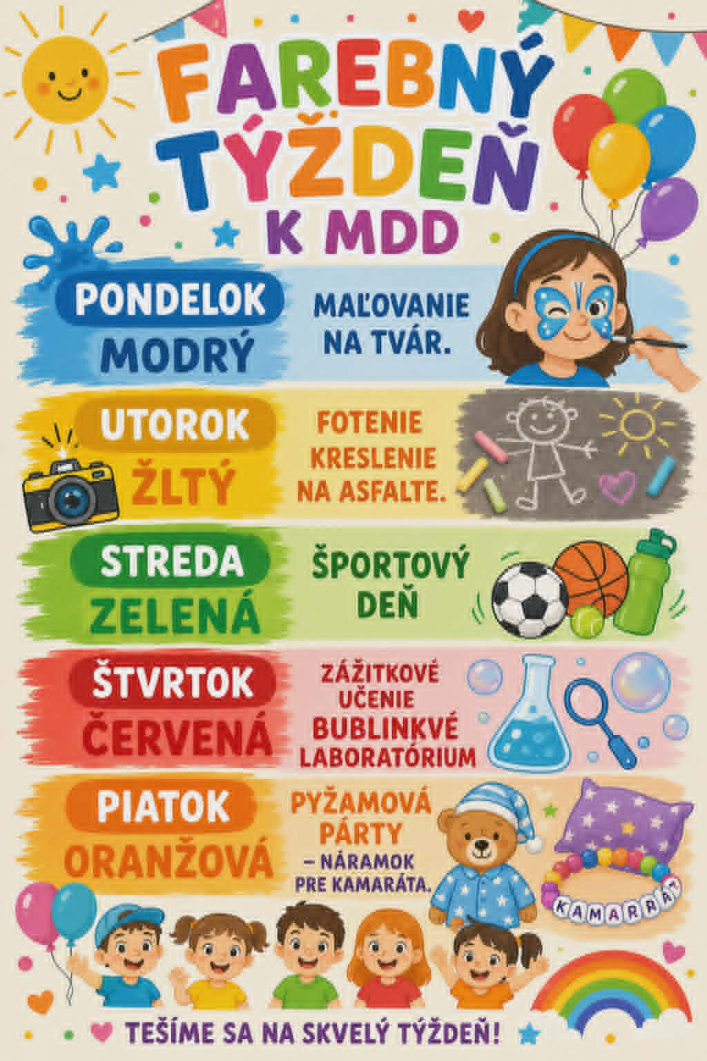 Fotka - Farebný týždeň k MDD